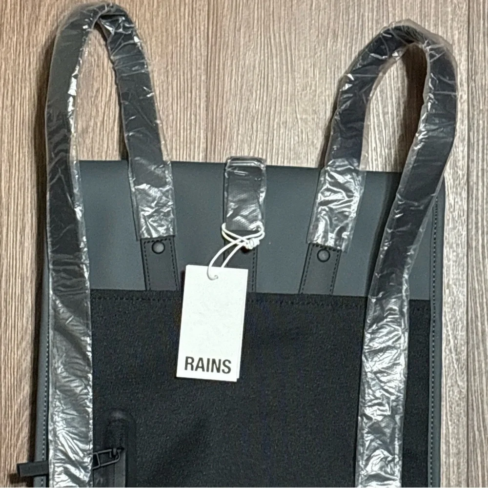 RAINS Slate Mini Backpack Waterproof Minimalist Urban Tech NWT